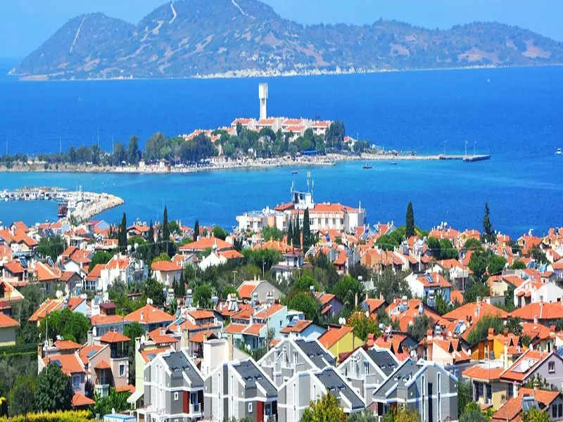 Urla’da bohem laminat parke döşeme örneği